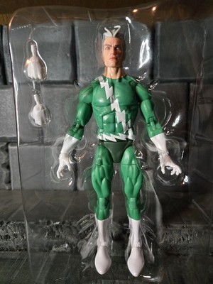 Marvel Legends Avengers Retro QUICKSILVER Green Exclusive 6  Figure Loose 