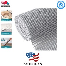 Shelf Liner, Non-Adhesive Roll Drawer Liners 12 Inches x 20 Feet, Non Slip Gr...
