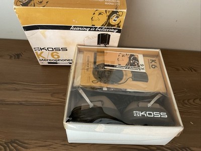 VTG Koss  K/6 Stereophones w/Manual In Original Box