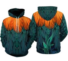 Hei Hei The Rooster 3D Full Over Print Hoodie, Moana Hei Hei Cosplay Sweatshirt