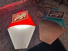 Two VTG Breweriana Schlitz Beer Wall Lights