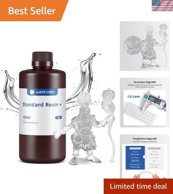 Upgraded Standard 3D Printer Resin, 405nm SLA Fast UV-Curing Resin, High Prec...