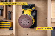 DeWalt Orbital Sander Wall Mount Holder Bracket 3D Printed Tool Storage Rack