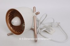 VORNADO PIVOT 3 Speed Compact Air Circulator Desk Fan White and Bronze / Rose