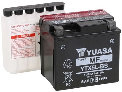 Yuasa Agm Maintenance Free Battery 4 Ah Advanced Lead Calcium Technology