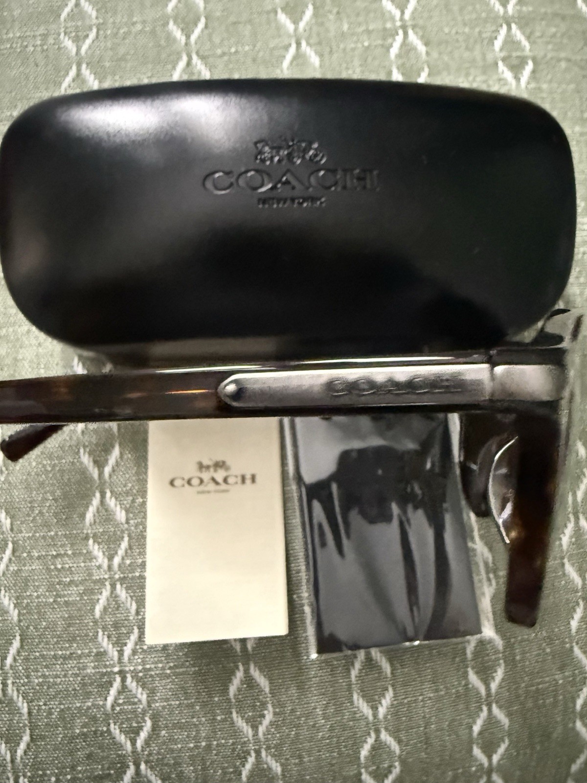 Coach Women's Tortoise Shell Frames Sunglasses 10… - image 7