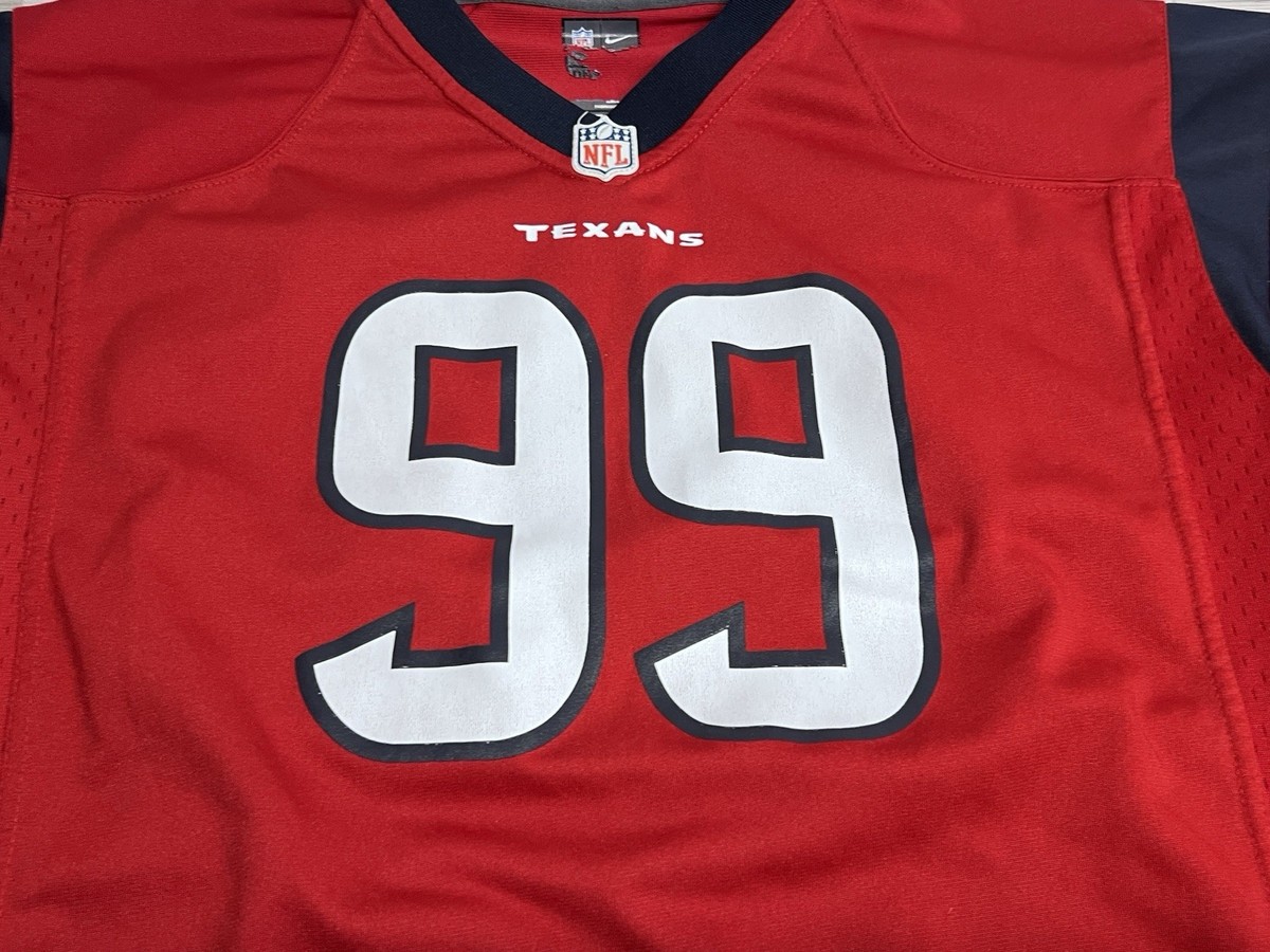 Houston Texans Jersey Youth Sz XL JJ Watt #99 NFL Football Red