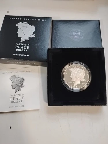 2023 Proof Peace Dollar In Original Mint Packaging