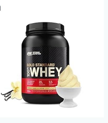 Optimum Nutrition 2730231 Gold Standard 2lbs. Whey Vanilla Crème Protein Powder