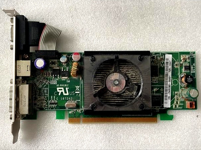 Dell ASUS AD-RV610LE Radeon HD2400 Pro 128MB RAM PCIex16 PC Grafikkarte 0WX085