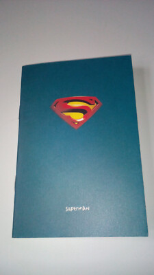 Superman 32 seitiges Notiz Heftchen von Emis, 8x12 cm, aus 1992, Selten, wie neu