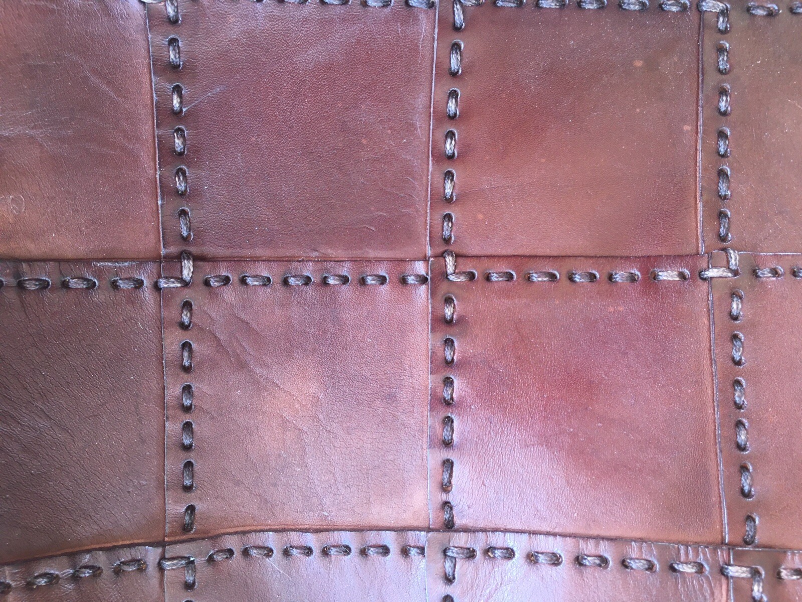 Ellepi Brown Patchwork Handmade Genuine Leather D… - image 6