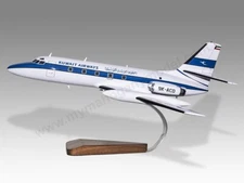 Lockheed L-1329 JetStar Kuwait Airways Desk Wood Airplane Model Large Scale 1/48