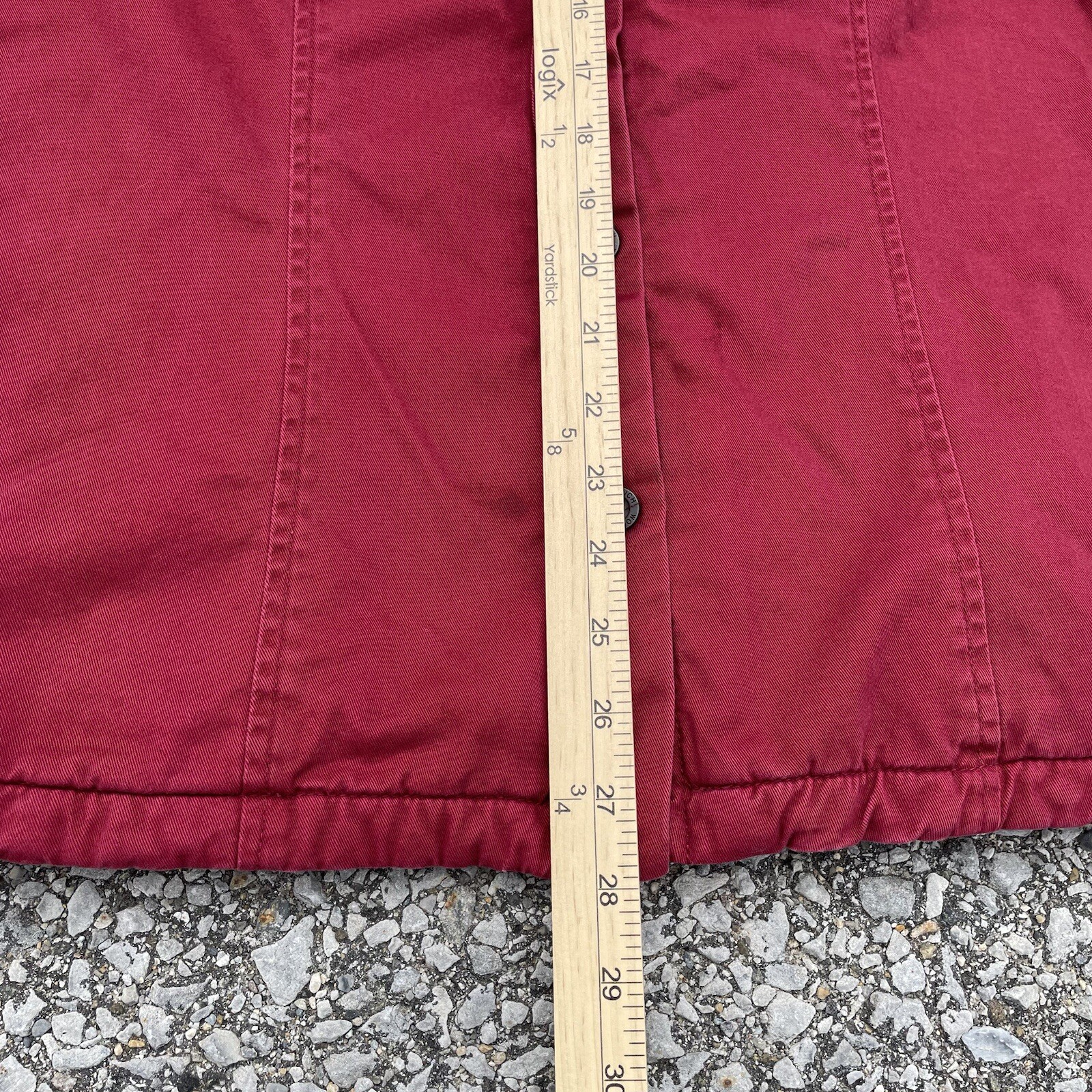 Woolrich Jacket Womens Extra Large Ruby Red Canva… - image 9