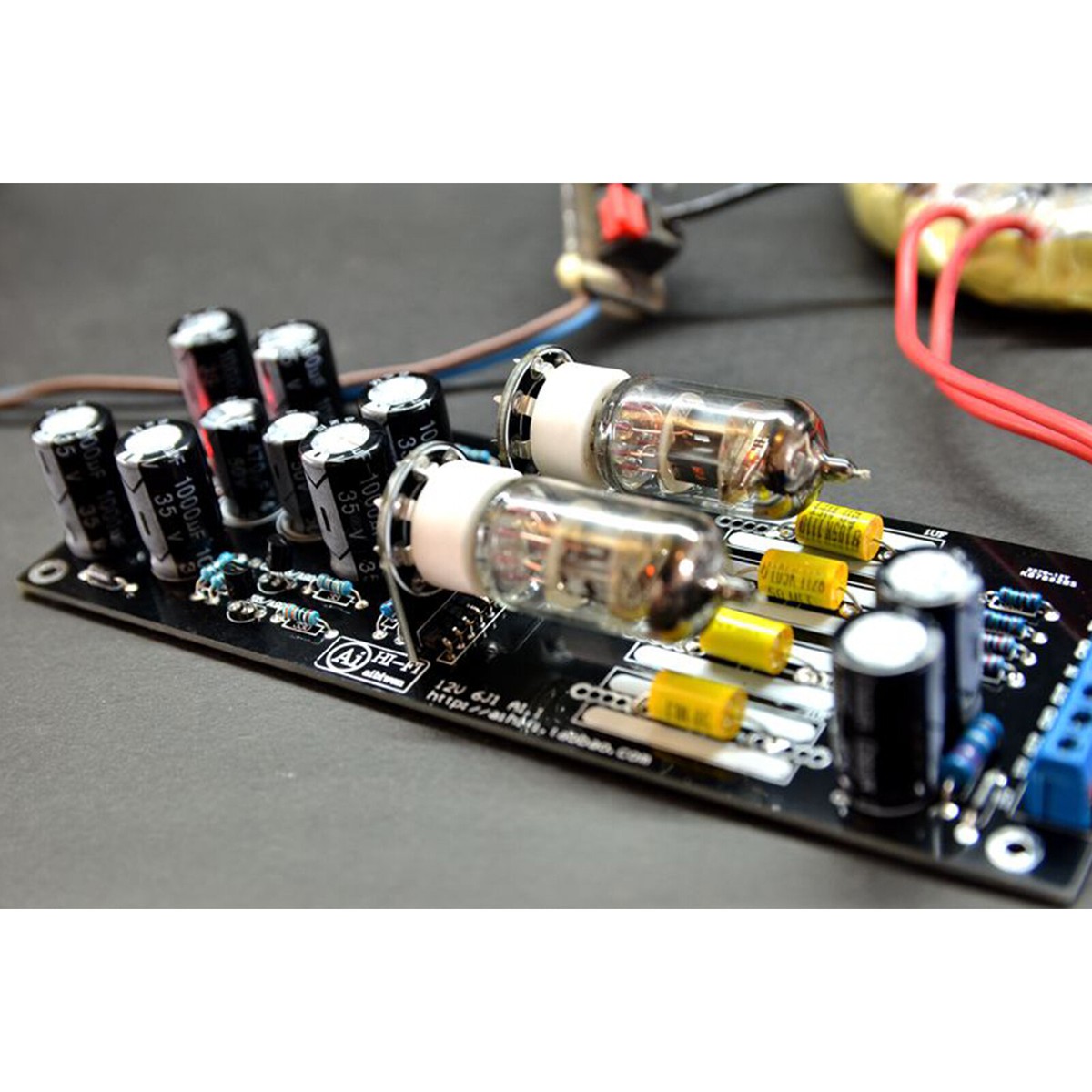 1pc 6J1 tube preamp kit assembled circuit board audio DIY | eBay