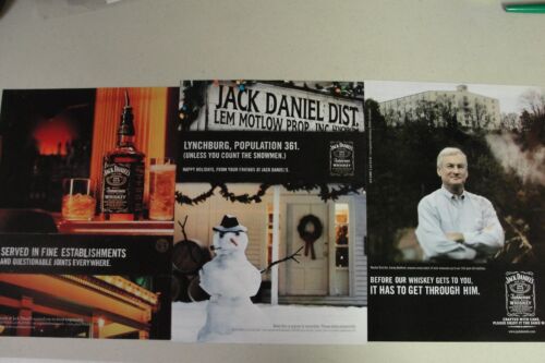 JACK DANIEL'S Lot of 12 Different Full Page Ads magazine clippings whiskey OOP - Picture 4 of 4