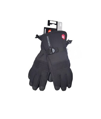 Men's Rossignol Ski Gloves Drypel Waterproof Technology Black Size M NWT