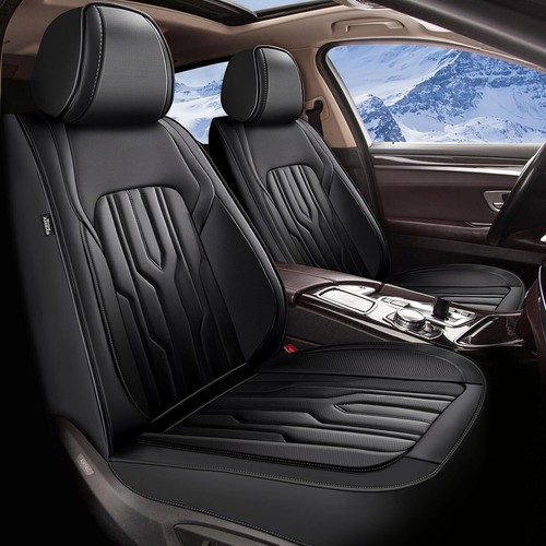 Car 5-Seat Covers For Volkswagen Jetta 2008-2024 Faux Leather Full Set Protector