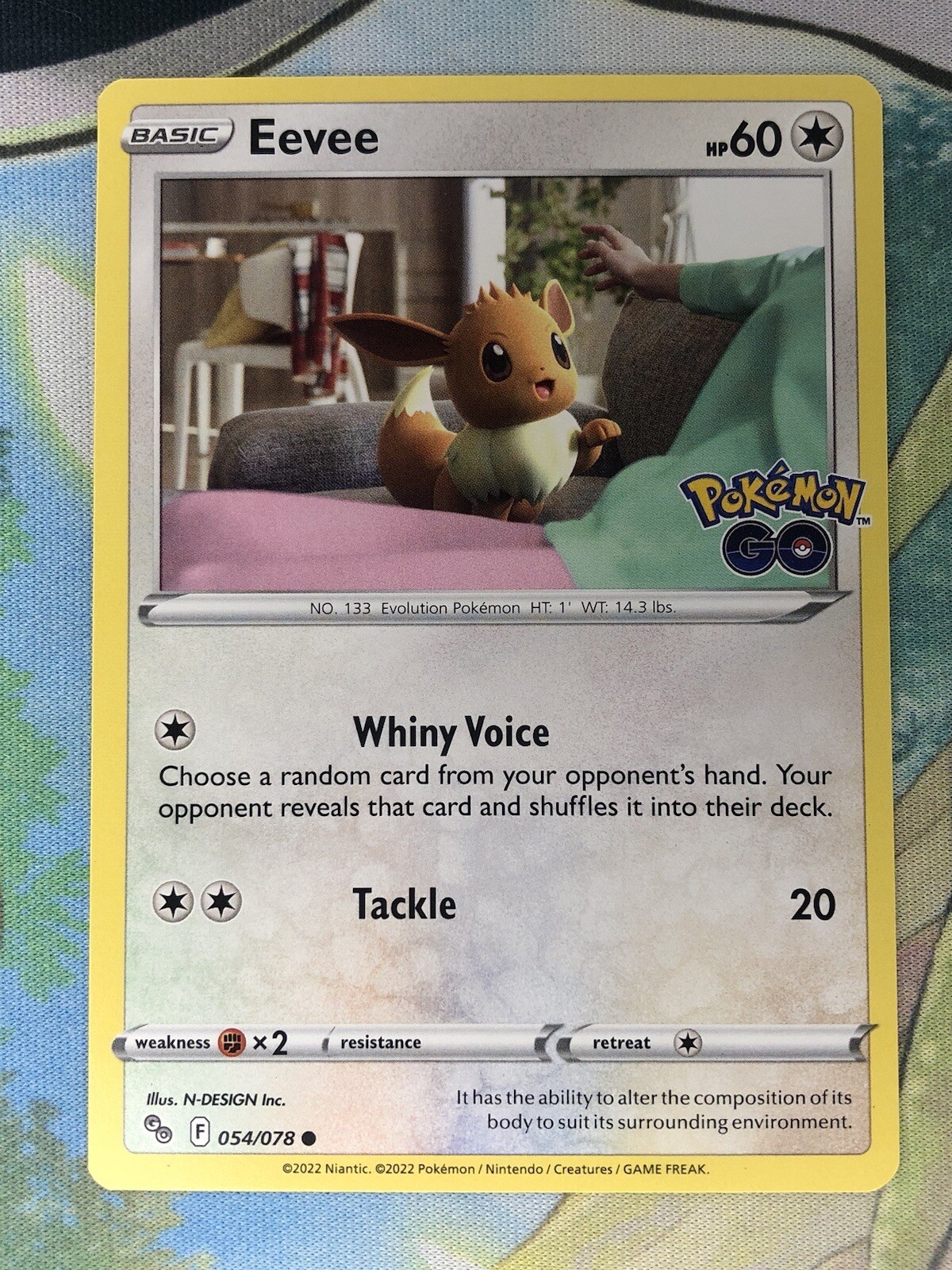 Eevee 54/78 - Pokémon GO - Common - Pokemon Card TCG