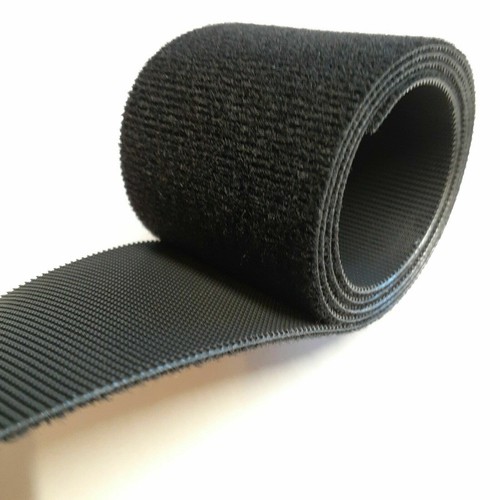 VELCRO® Brand Reusable OneWrap® Strap Double Sided 2" inch W X 4 FEET - Black  - Picture 1 of 13