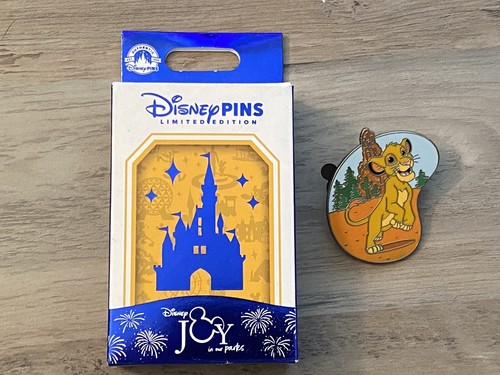 Disney D23 Expo 2024 Joy Mystery Box Pin Simba Lion King LE 2000 Pin In Hand!