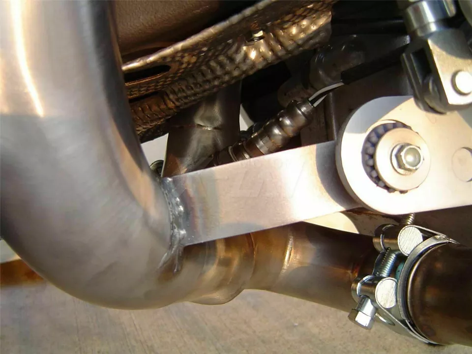 For Ducati Hypermotard 1100 2007-2009 Motorcycle Exhaust Muffler Connecting Pipe Foto 2 de 4