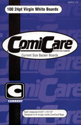 Comic Care Current Comic Book Backing Boards 6-3/4'' x 10 1/2''