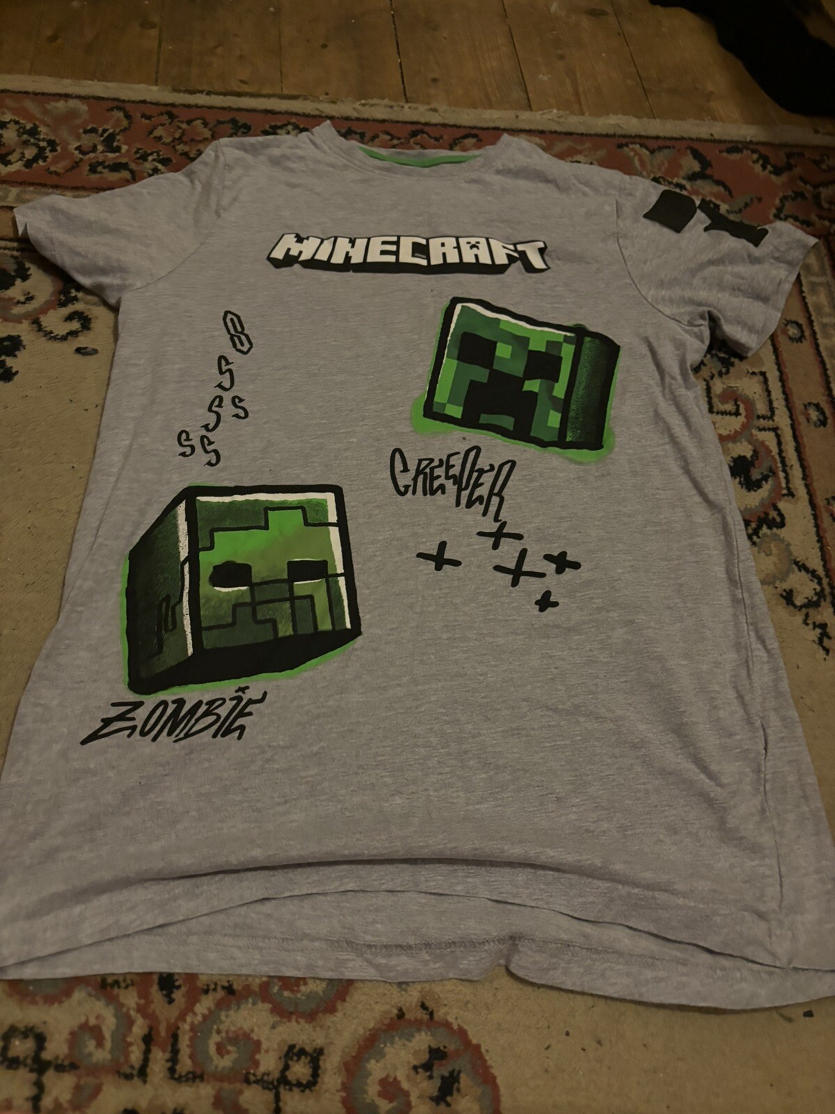 Minecraft Grey T-Shirt