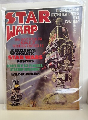 1978 STAR WARP Magazine v.1 #1 Star Wars Art Posters Sci-Fi Science Fiction Fans