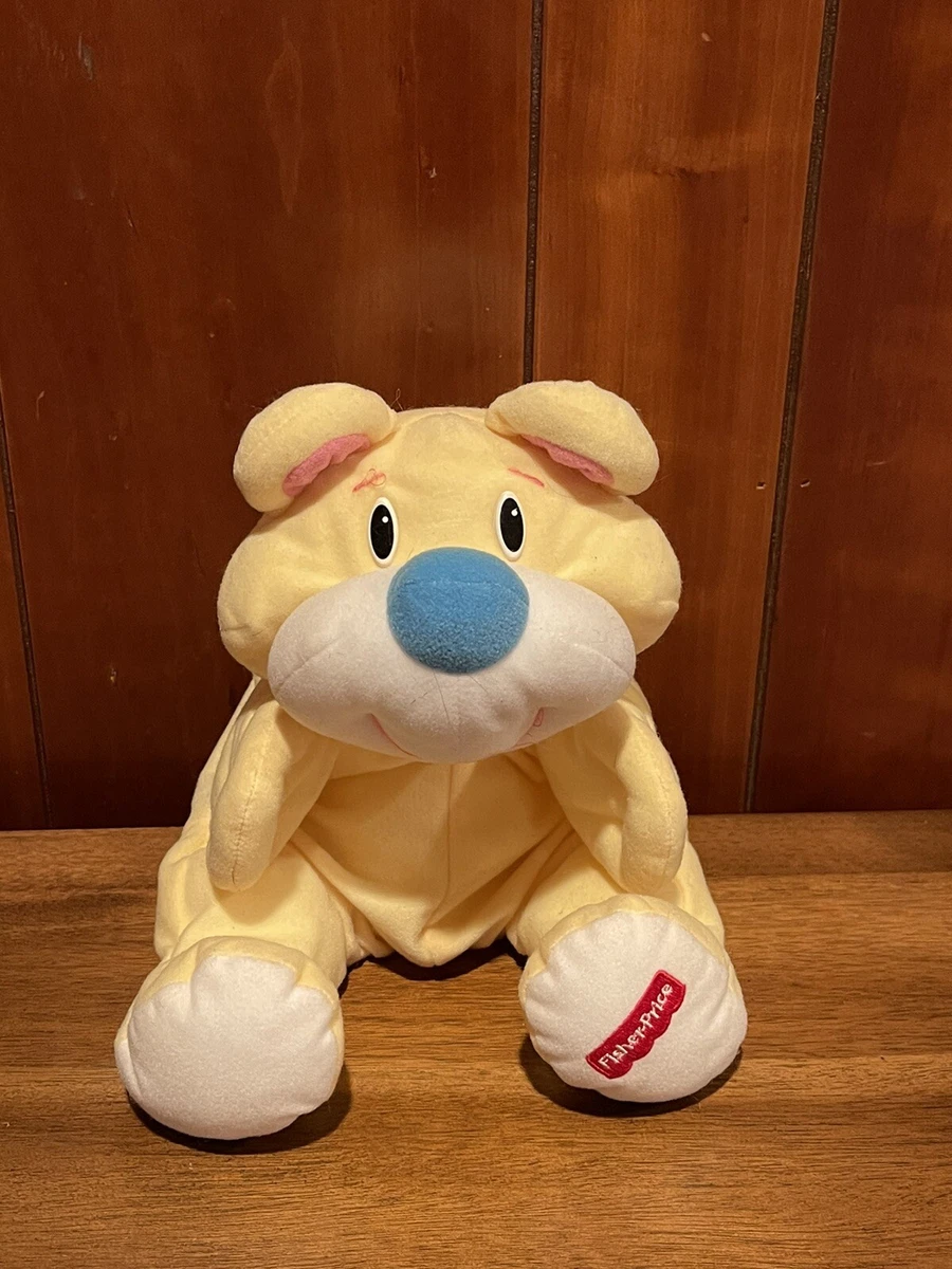 Fisher Price Rumple Bear yellow blue nose good condition see pics