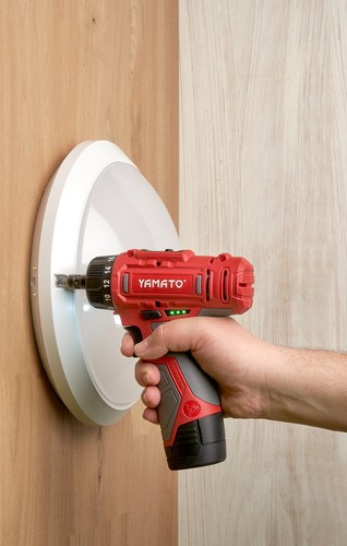 Yamato Trapano Avvitatore Batteria Litio CDQ 12 V 2 Ah Mandrino Cambio Rapido - Foto 10 di 10