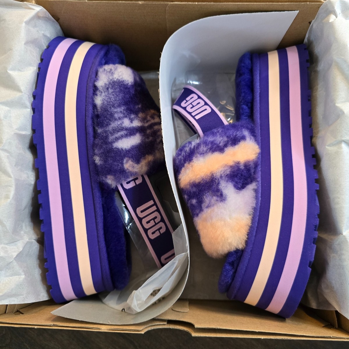 UGG DISCO MARBLE SLIDE SANDAL 2