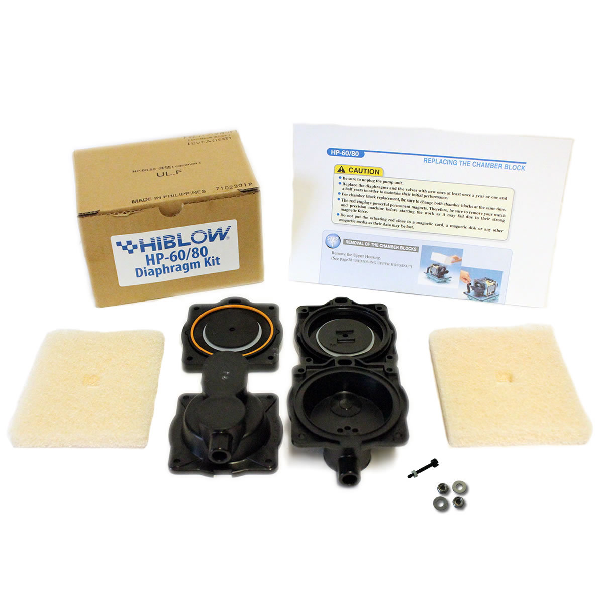 HIBLOW HP-80 HP-60 REBUILD REPAIR KIT GENUINE FACTORY CERTIFIED - FAST SHIPPING