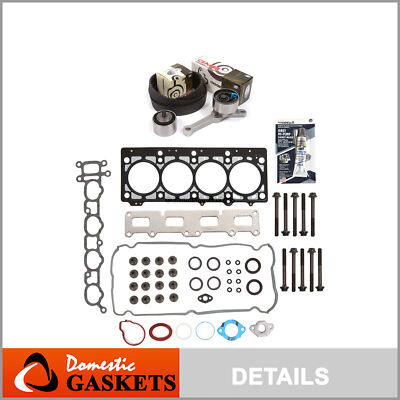 Head Gasket Set Timing Belt Kit Fit 2001 Plymouth Dodge Chrysler 2.4 EDZ