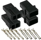 (2 Set) TE/AMP 2 Pin Male & Female Connector Compatible  MSD 8824