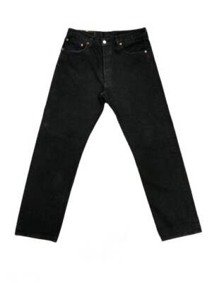 Levis 501 Mens Jeans Dark Stone Wash Non Stretch Pre-Shrunk Style