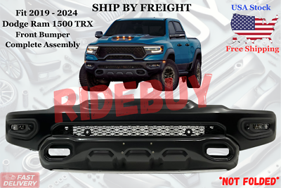 Fit 2019 - 2024 Dodge Ram 1500 TRX Front Bumper Complete Assembly