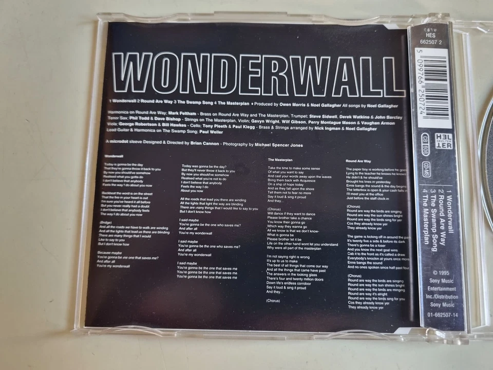 Oasis - Wonderwall CD Maxi Europe - Bild 2 von 3