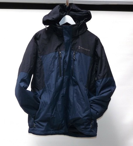 JACKET NAVY BLUE SIZE LARGE HOODED 