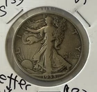 1933-S Walking Liberty Half Dollar  -  VF