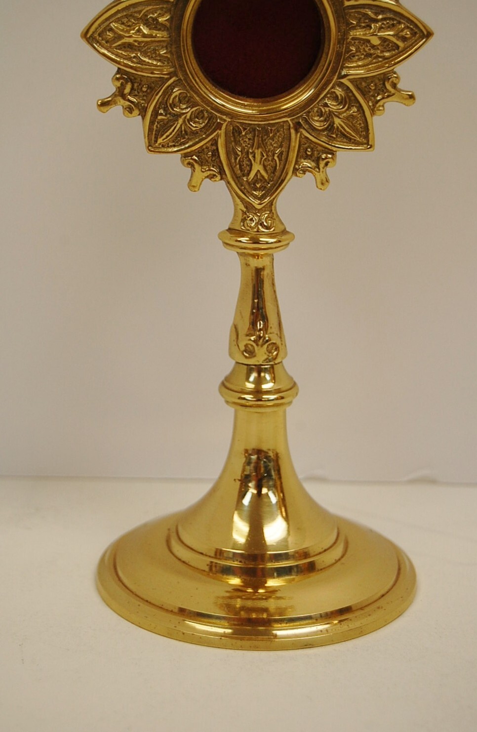POLISHED BRASS RELIQUARY FOR YOUR RELIC - #64 - (CHURCH) SAINT