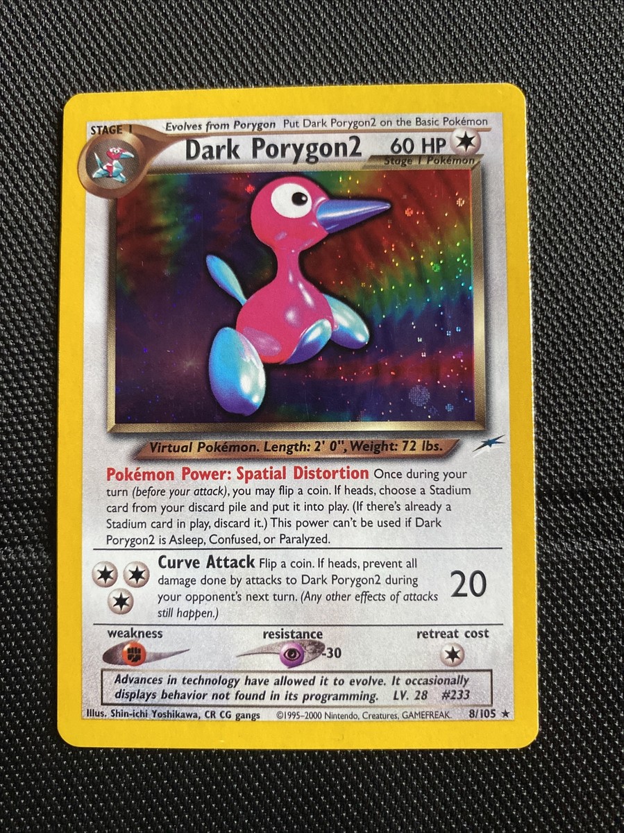 DARK PORYGON2 8/105 HOLO Rare HP Neo Destiny Pokémon | eBay