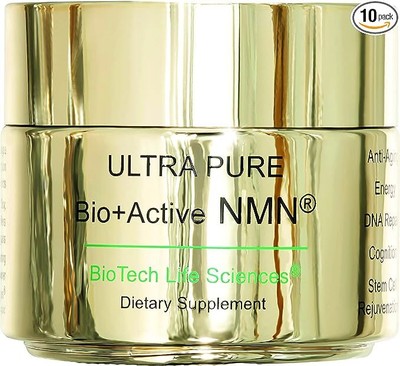 NMN 35 Gramm Anti-Aging NAD + Precursor Ultra Pure >99,5% +Citrus - 2er Pack