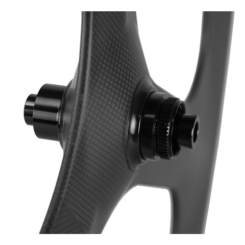 700C Disc Brake Tri Spoke Bicycle Wheelset 3spoke Road Bike Carbon