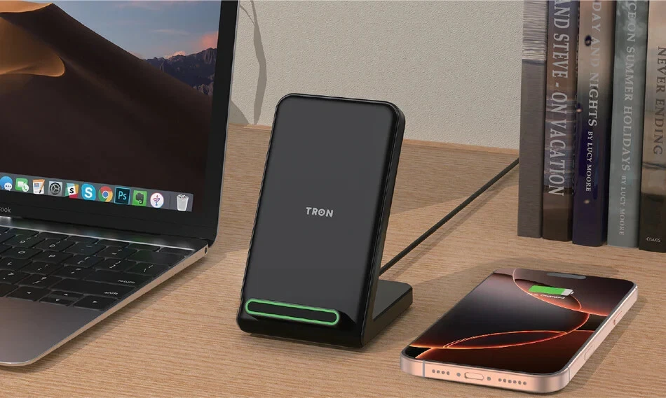 TRON Qi2 Wireless Charger Stand with LED Light ,TR66 - Image 2 of 4