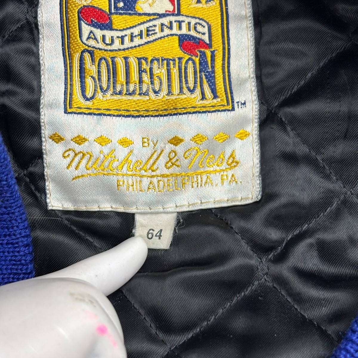 Mitchell Ness Cooperstown Mens Blue 1956 Brooklyn Dodgers Wool