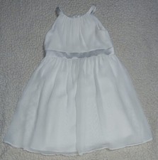 Davids bridal flower girl white sundress dress size 2T