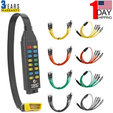 OBD2 Breakout Box with Universal Wire 16Pin OBDII Protocol Detector Breakout Box