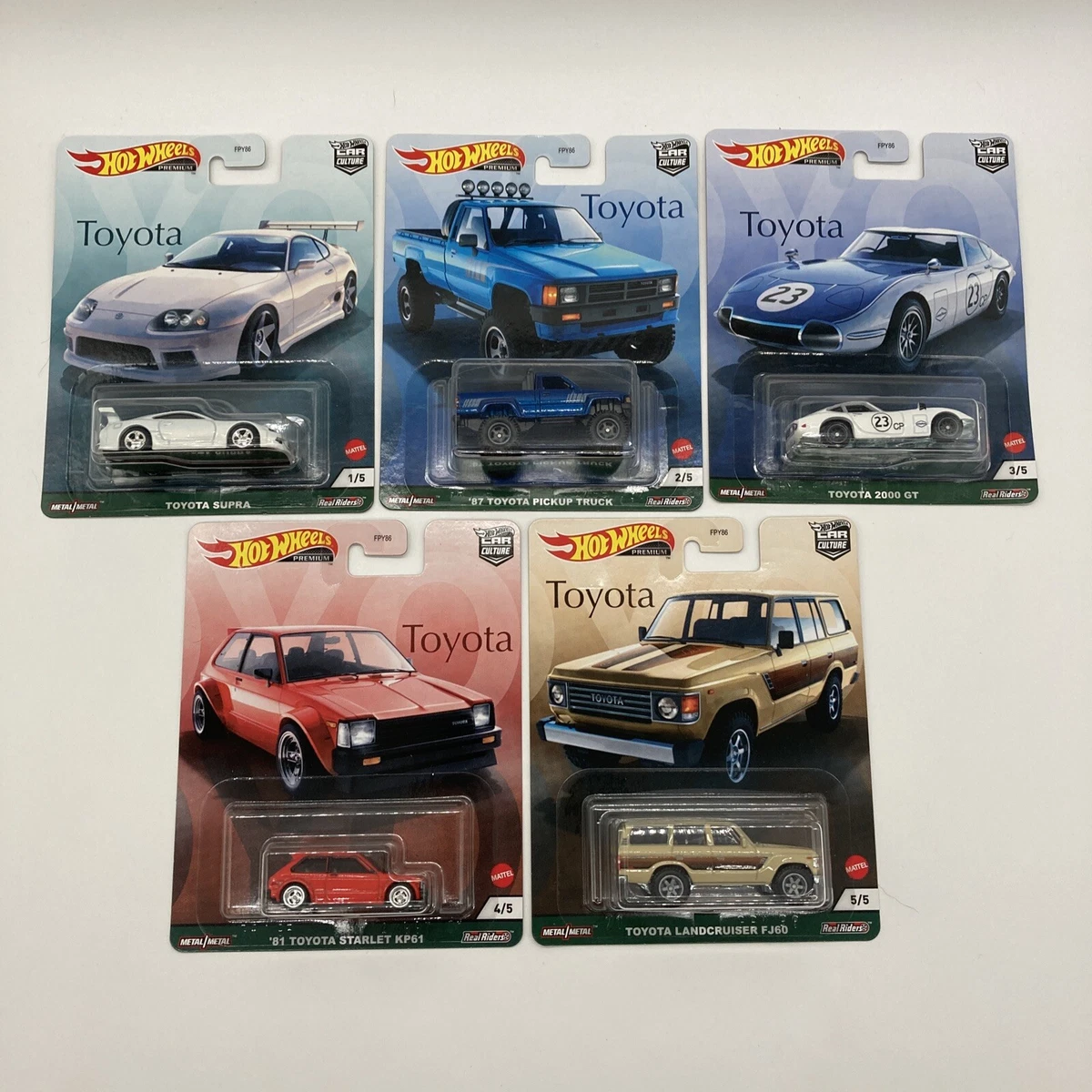 HOT WHEELS - PREMIUM SET - 2021 - CAR CULTURE - TOYOTA