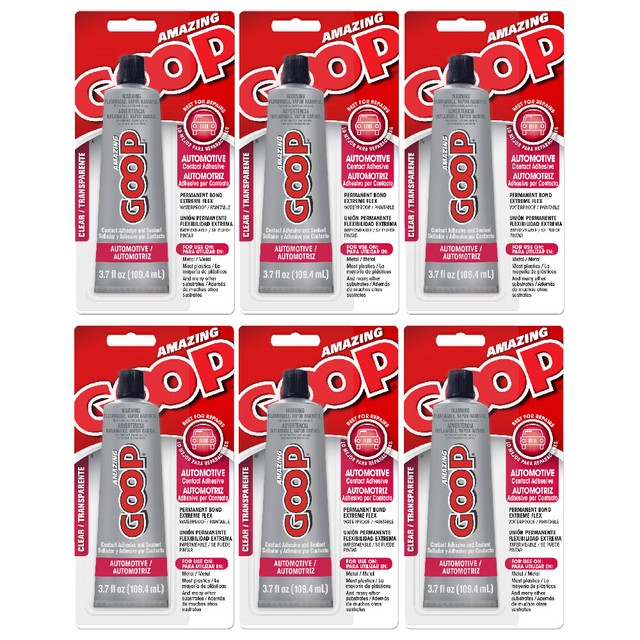 Amazing Goop Automotive Adhesive Glue Sealant Waterproof 3.7 Oz Clear, 6Pack eBay